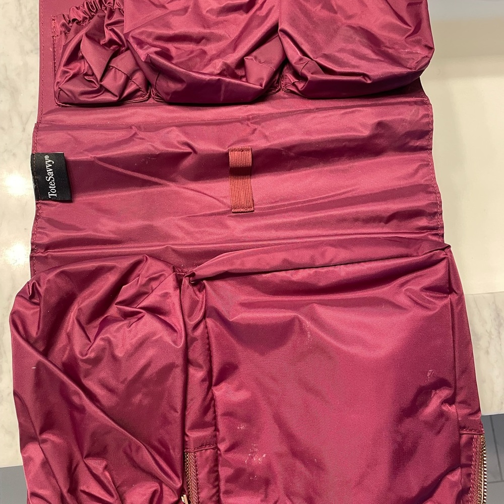ToteSavvy Deluxe Merlot Bag/Diaper Bag Organizer
